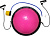 Балансир Calviano Bosu Ball 58 см (розовый)