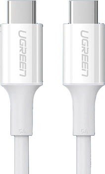 Кабель Ugreen US300 60551 USB Type-C - USB Type-C (1 м, белый)