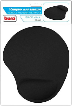 Коврик для мыши Buro BU-GEL Black