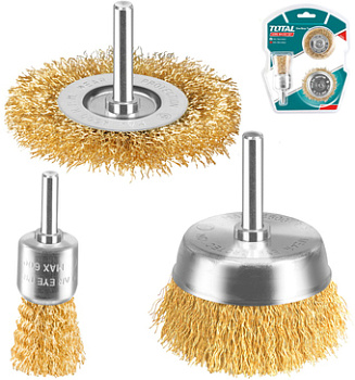 Набор щеток для электроинструмента Total TAC310031 (3 шт)