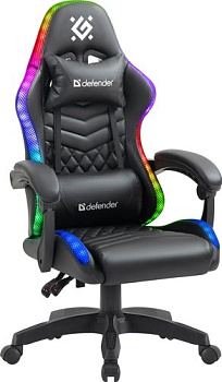 Игровое (геймерское) кресло Defender Core (черный)