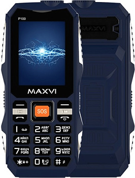 Мобильный телефон Maxvi P100 (синий)